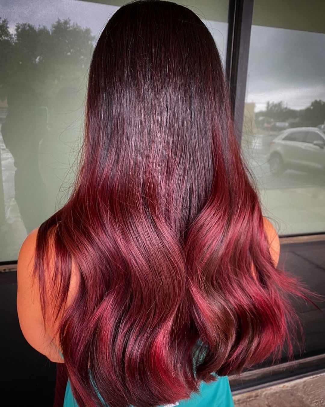 Eye-Catching Seamless Burgundy Ombre