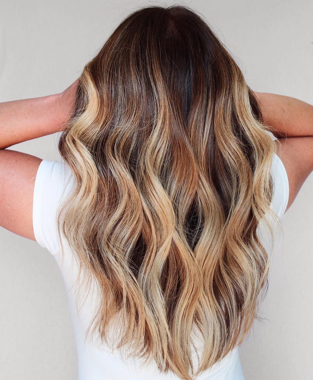 Light Blonde Highlights for Dark Hair