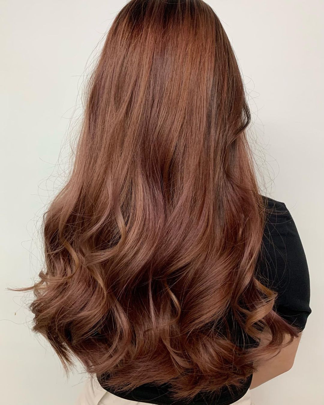 Soft Auburn Hair Color Idea